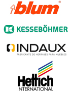 Blum Kessebohmer Indaux Hettich logotipos